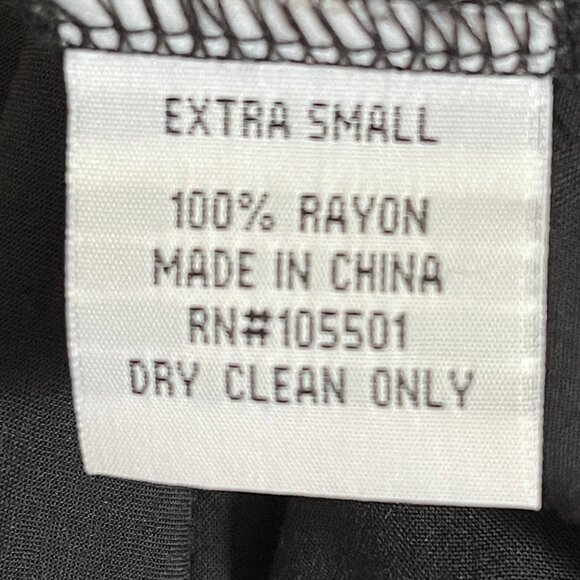 DOUBLE D RANCH Black Embroidered Poncho Top: NWOT! Fits Small-Large: Marked XS - Picture 7 of 7